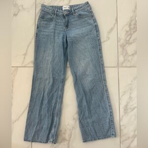 abercrombie kids Light Blue Straight Leg Jeans